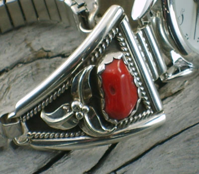 coral jewelry oxblood coral and silver watch (1).jpg